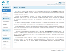 Tablet Screenshot of dtmsoft.com